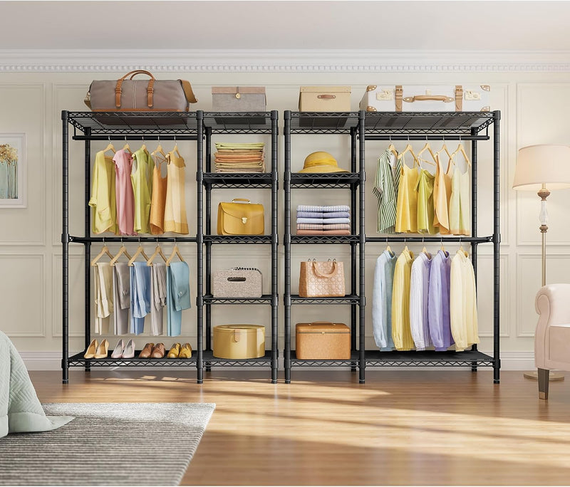 V7 Heavy Duty Clothes Rail for Hanging 5‑tier