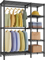 V7 Heavy Duty Clothes Rail for Hanging 5‑tier