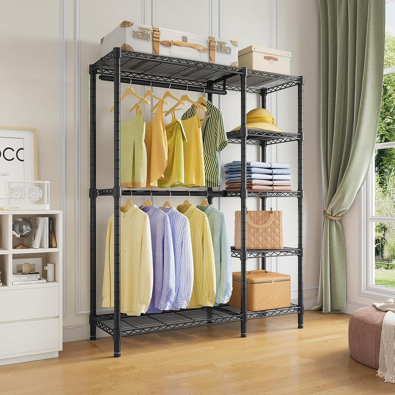 V7 Heavy Duty Clothes Rail for Hanging 5‑tier