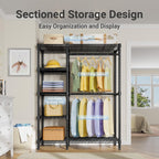 V7 Heavy Duty Clothes Rail for Hanging 5‑tier