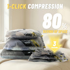 Vacuum Storage Bags with Cordless Pump Rechargeable Wireless (25 Pack)