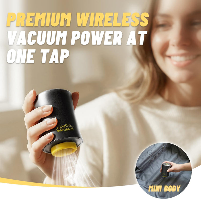 Vacuum Storage Bags with Cordless Pump Rechargeable Wireless (25 Pack)