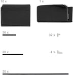 Valentin Shoe Rack Storage Unit 161x88x30CM Fabric (Set of 1)