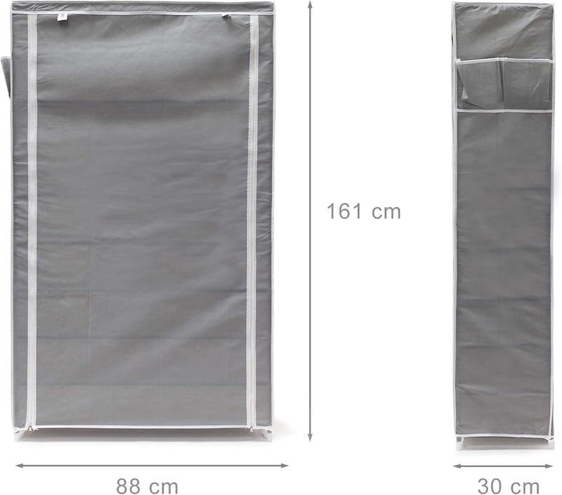 Valentin Shoe Rack Storage Unit 161x88x30CM Fabric (Set of 1)