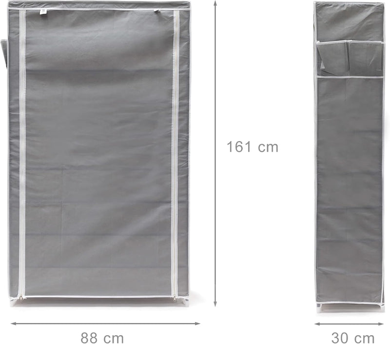 Valentin Shoe Rack Storage Unit 161x88x30CM Fabric (Set of 1)