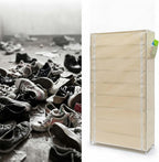 Valentin Shoe Rack Storage Unit 161x88x30CM Fabric (Set of 1)