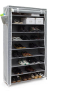 Valentin Shoe Rack Storage Unit 161x88x30CM Fabric (Set of 1)