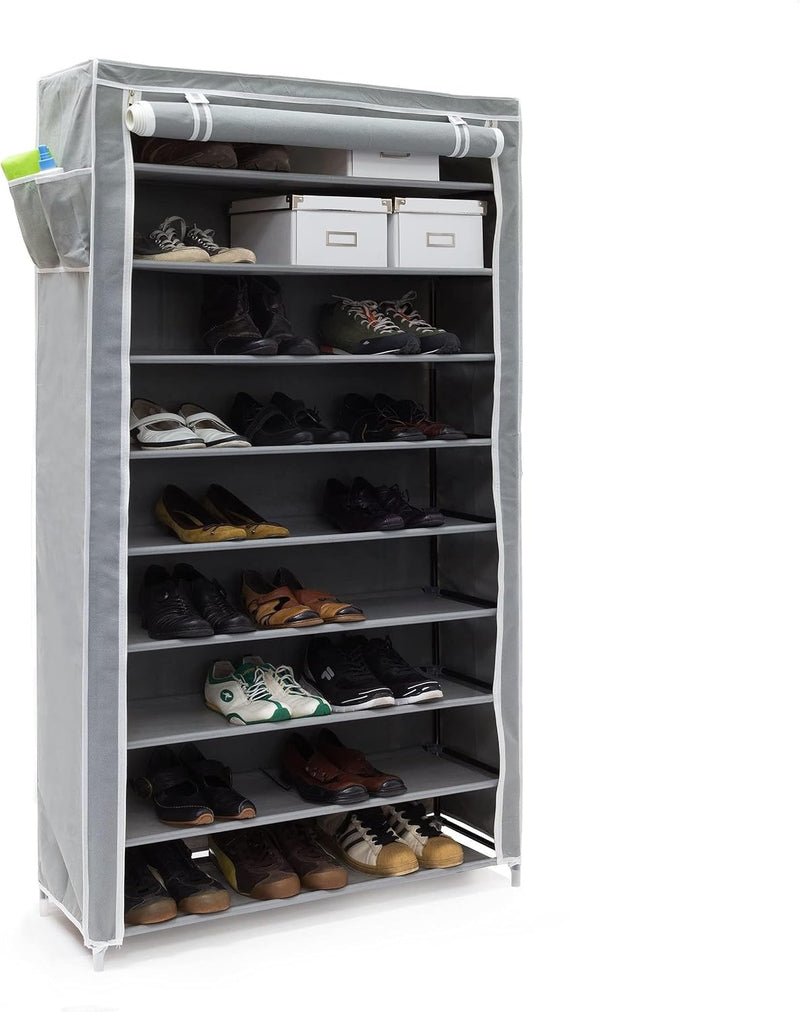 Valentin Shoe Rack Storage Unit 161x88x30CM Fabric (Set of 1)