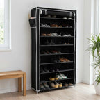 Valentin Shoe Rack Storage Unit 161x88x30CM Fabric (Set of 1)