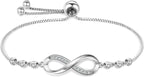 Valentines Gifts Bracelet for Women 925 Sterling Plated