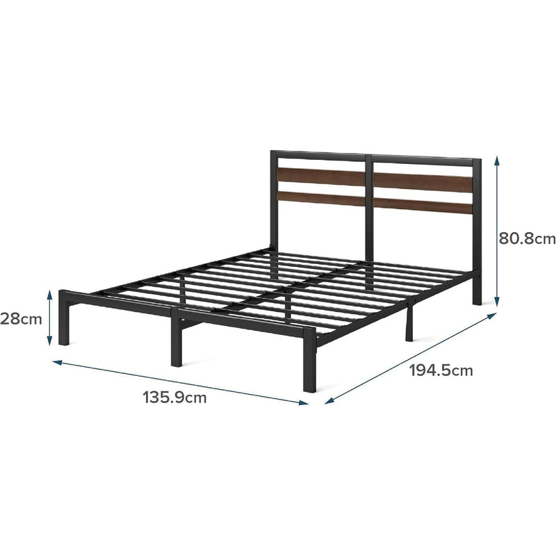 Van Metal Platform Bed Frame Steel