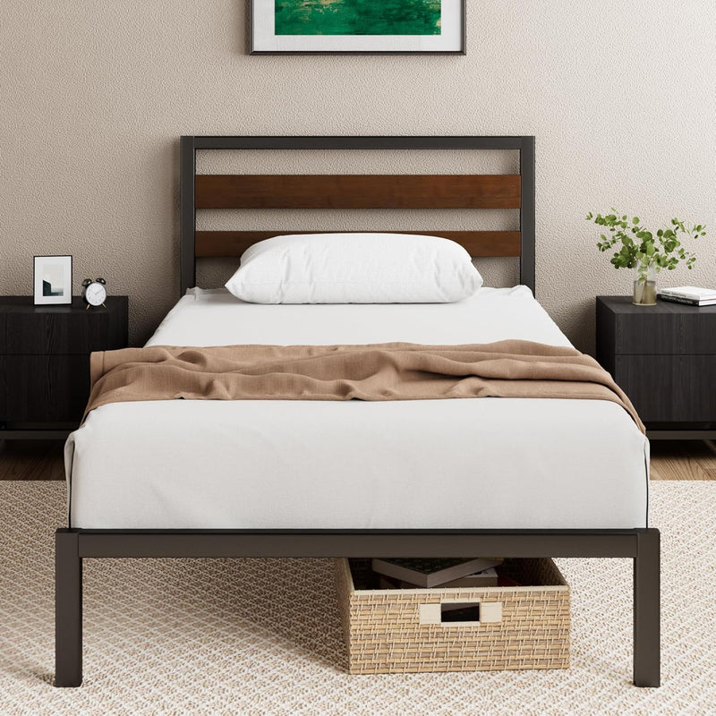 Van Metal Platform Bed Frame Steel