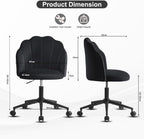 Vanity Chair for Dressing Table with Wheels Comfy