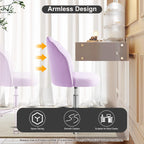 Vanity Chair for Dressing Table with Wheels Comfy