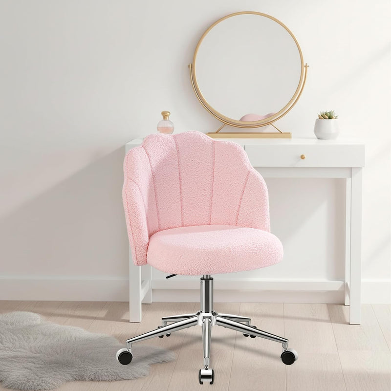 Vanity Chair for Dressing Table with Wheels Comfy