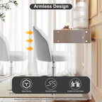 Vanity Chair for Dressing Table with Wheels Comfy