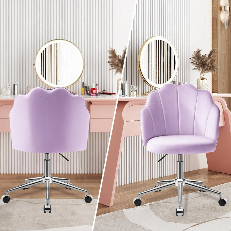 Vanity Chair for Dressing Table with Wheels Comfy