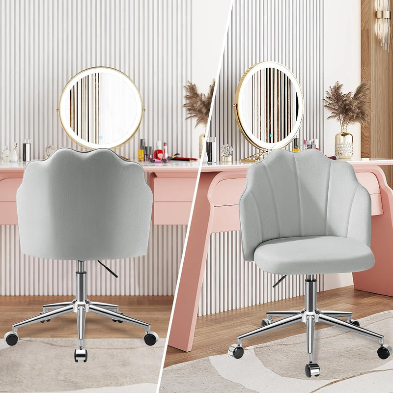 Vanity Chair for Dressing Table with Wheels