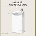 Vanity Unit with Basin Floor Standing Soft Close