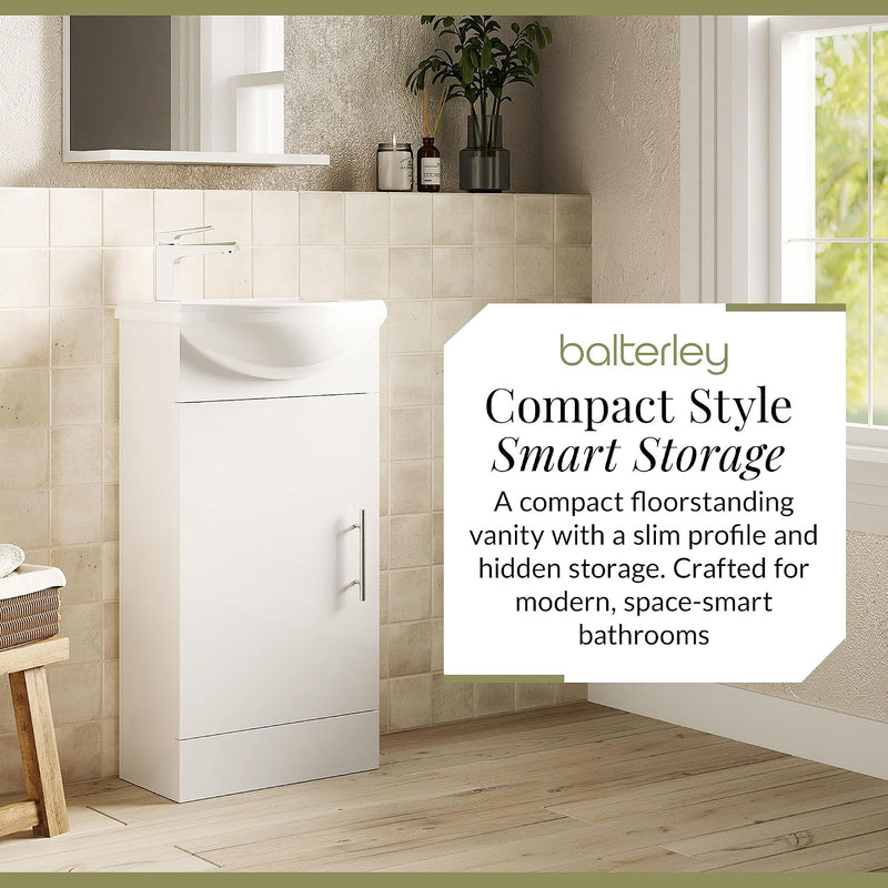 Vanity Unit with Basin Floor Standing Soft Close