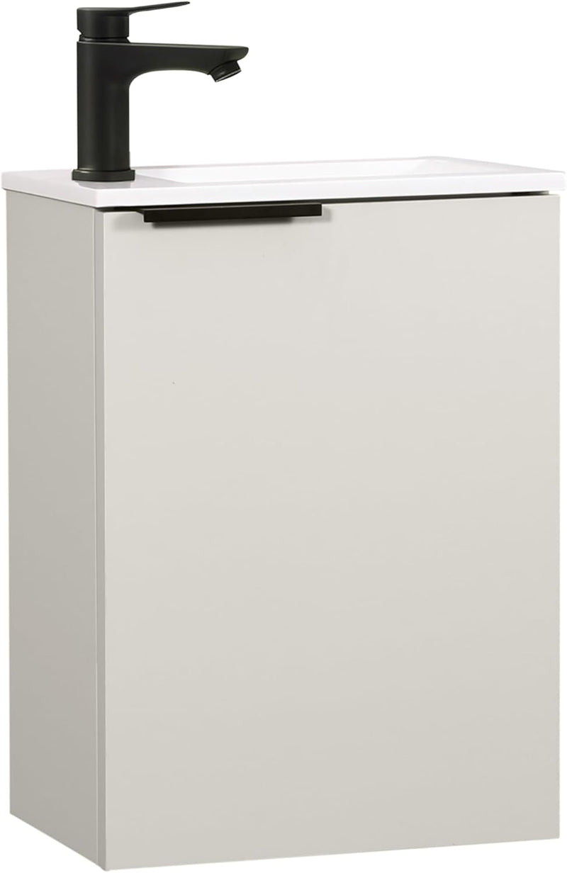 Vanity Unit with Wash Basin Bathroom Wall