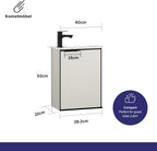 Vanity Unit with Wash Basin Bathroom Wall