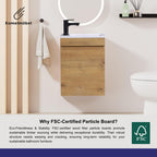 Vanity Unit with Wash Basin Bathroom Wall