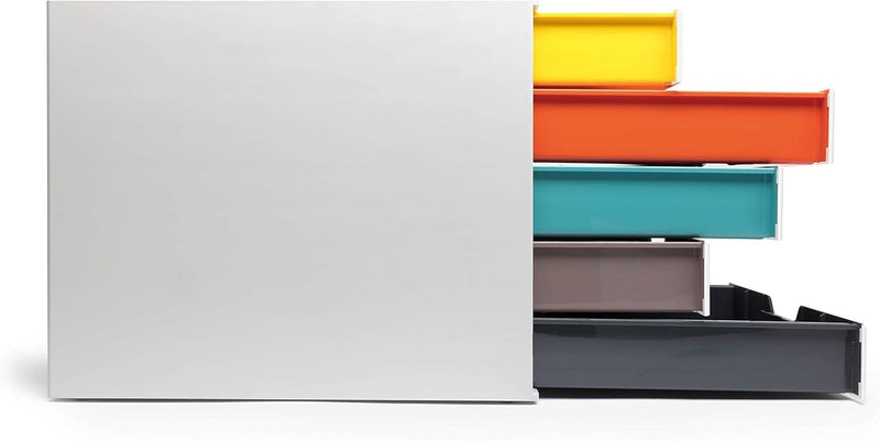Varicolor Mix 5 Drawer Unit Desktop Set