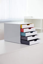 Varicolor Mix 5 Drawer Unit Desktop Set