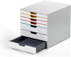 Varicolor Mix 5 Drawer Unit Desktop Set