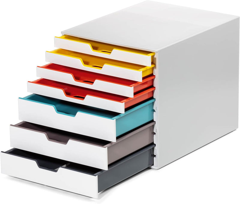Varicolor Mix 5 Drawer Unit Desktop Set