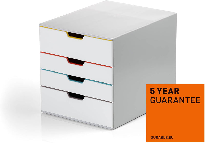 Varicolor Mix 5 Drawer Unit Desktop Set
