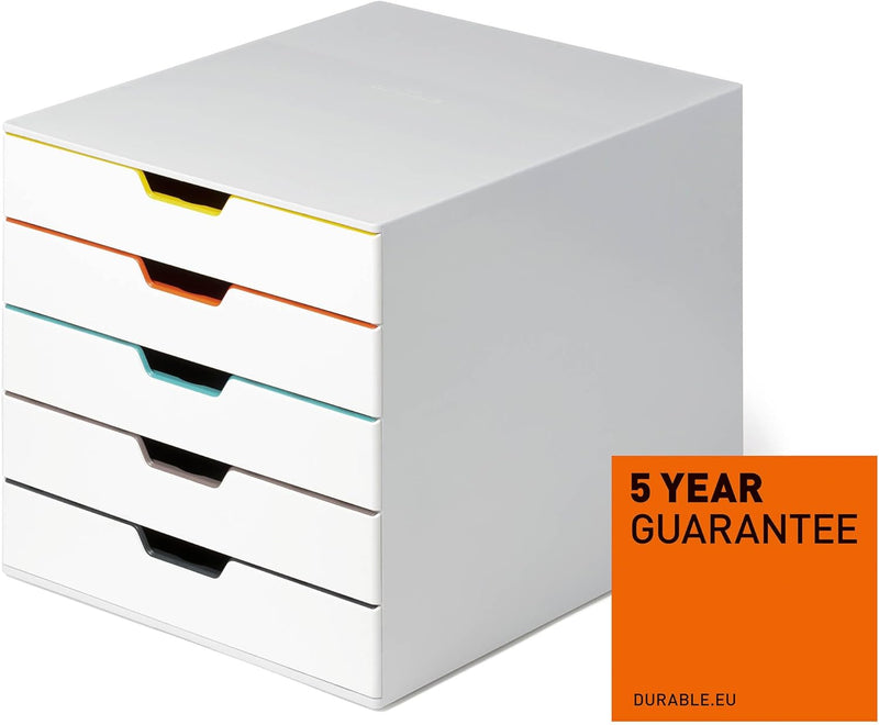 Varicolor Mix 5 Drawer Unit Desktop Set