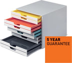 Varicolor Mix 5 Drawer Unit Desktop Set