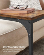Vasagle C-Shaped Side Table Bedside Sofa Coffee