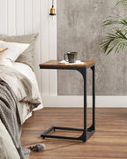 Vasagle C-Shaped Side Table Bedside Sofa Coffee