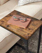 Vasagle C-Shaped Side Table Bedside Sofa Coffee
