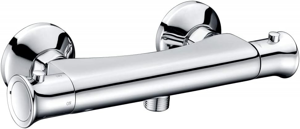 Veebath Thermostatic Shower Bar Mixer Chrome Finish