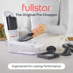 Vegetable Chopper Spiraliser 4 Stainless Steel Blades Dicer