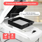 Vegetable Chopper Spiraliser 4 Stainless Steel Blades Dicer