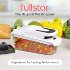 Vegetable Chopper Spiraliser 4 Stainless Steel Blades Dicer