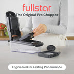 Vegetable Chopper Spiraliser 4 Stainless Steel Blades Dicer