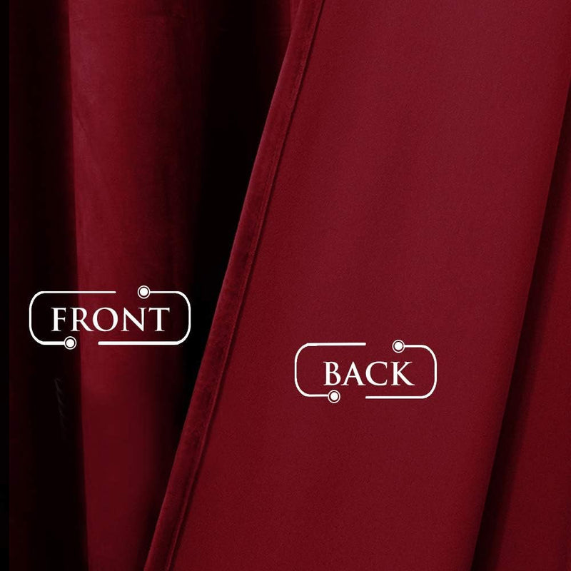 Velvet Curtains Blackout Thermal Insulated