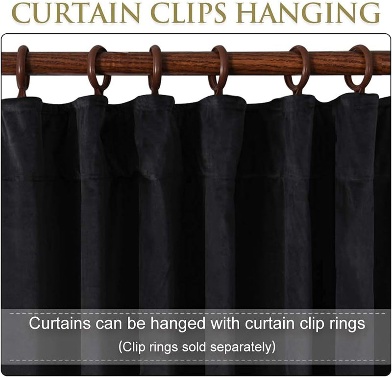 Velvet Curtains Blackout Thermal Insulated