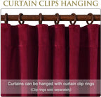 Velvet Curtains Blackout Thermal Insulated