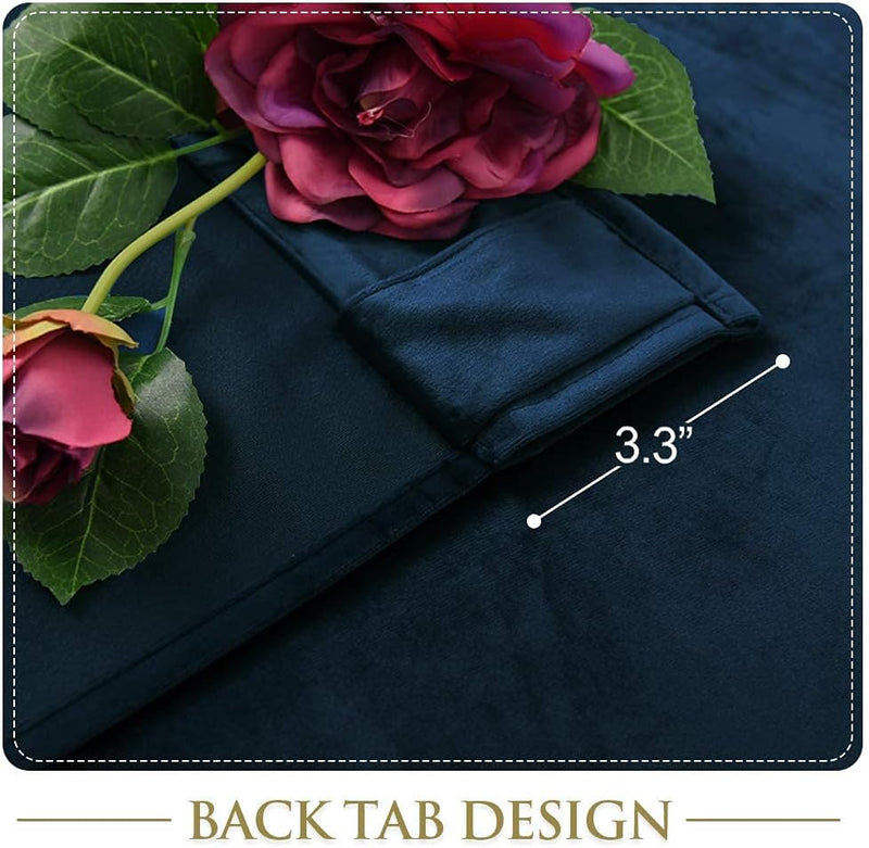 Velvet Curtains Blackout Thermal Insulated