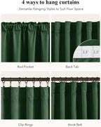 Velvet Curtains Blackout Thermal Insulated