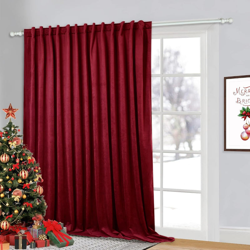 Velvet Curtains Blackout Thermal Insulated