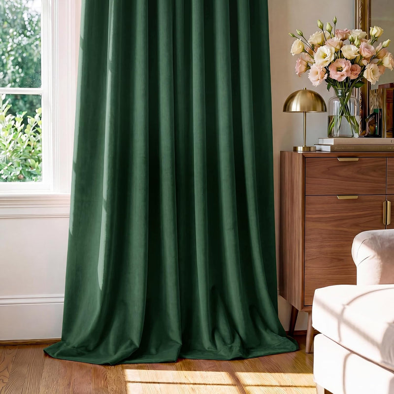 Velvet Curtains Blackout Thermal Insulated