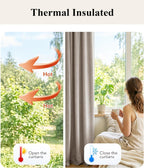 Velvet Curtains Blackout Thermal Insulated